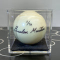 Autographed Cue Ball & Display Case (Limited Run of 70)